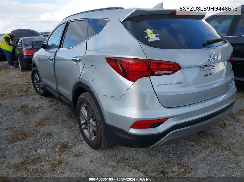 5XYZU3LB9HG448513 2017 Hyundai Santa Fe Sport 2.4L