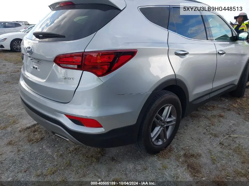 5XYZU3LB9HG448513 2017 Hyundai Santa Fe Sport 2.4L