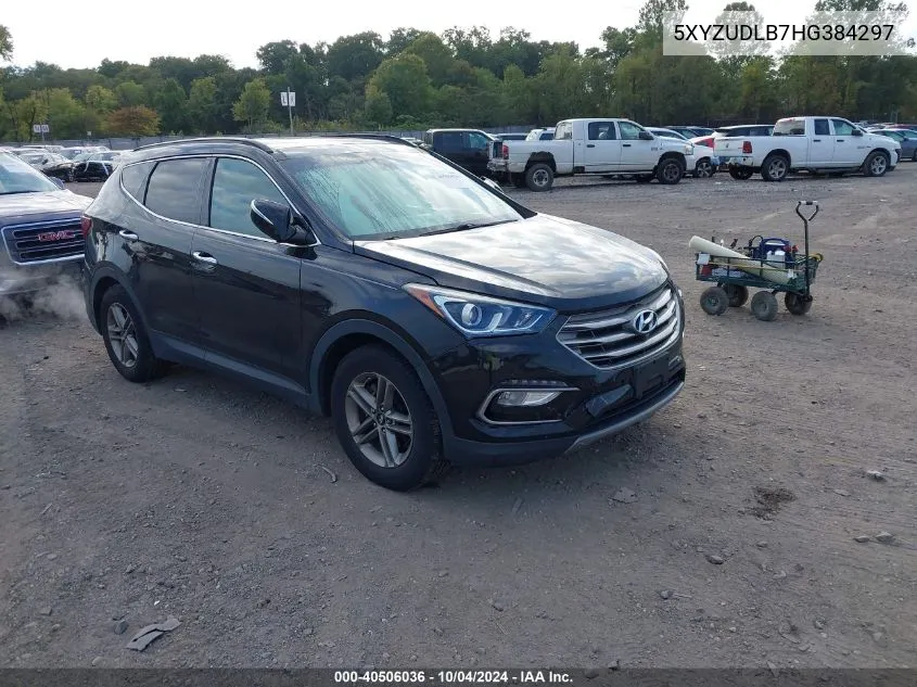 5XYZUDLB7HG384297 2017 Hyundai Santa Fe Sport 2.4L