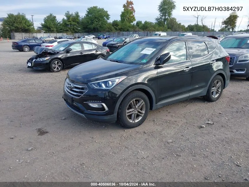 5XYZUDLB7HG384297 2017 Hyundai Santa Fe Sport 2.4L