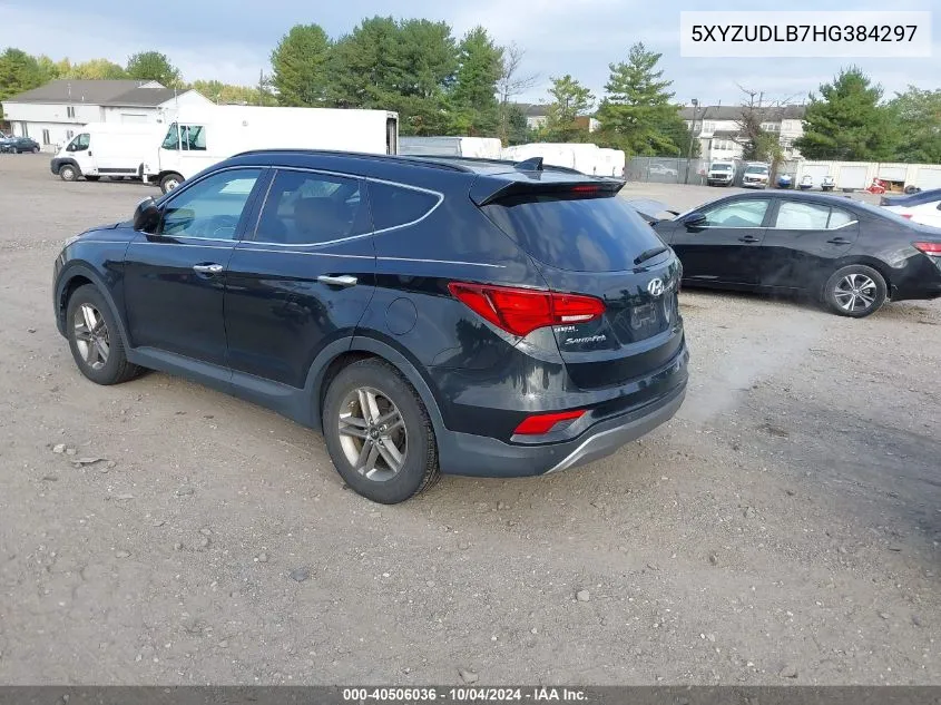 5XYZUDLB7HG384297 2017 Hyundai Santa Fe Sport 2.4L