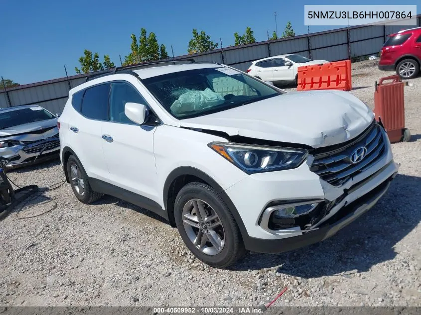 2017 Hyundai Santa Fe Sport 2.4L VIN: 5NMZU3LB6HH007864 Lot: 40509952