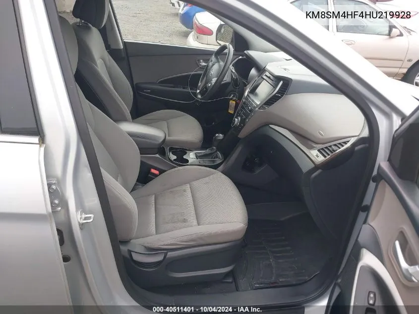 KM8SM4HF4HU219928 2017 Hyundai Santa Fe Se