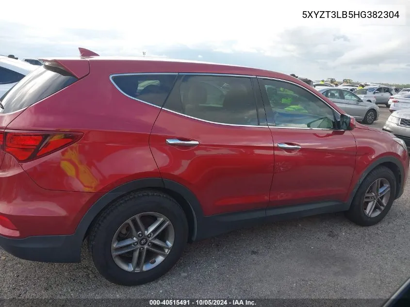 2017 Hyundai Santa Fe Sport VIN: 5XYZT3LB5HG382304 Lot: 40515491