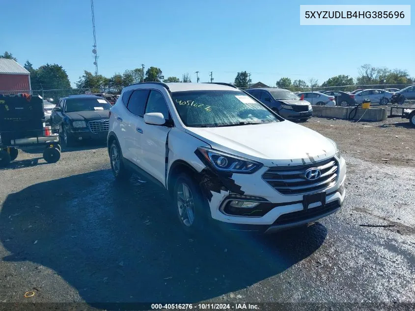 2017 Hyundai Santa Fe Sport 2.4L VIN: 5XYZUDLB4HG385696 Lot: 40516276