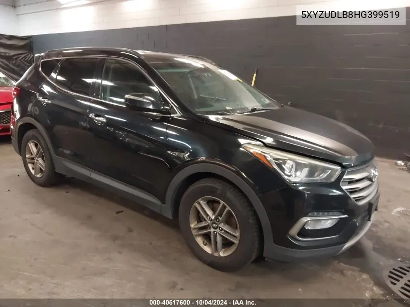 5XYZUDLB8HG399519 2017 Hyundai Santa Fe Sport 2.4L