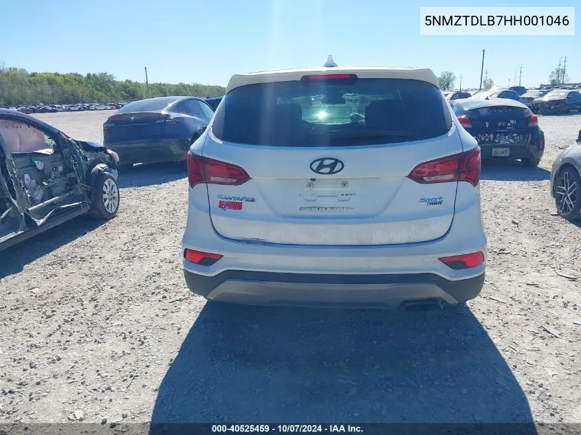 2017 Hyundai Santa Fe Sport VIN: 5NMZTDLB7HH001046 Lot: 40525459