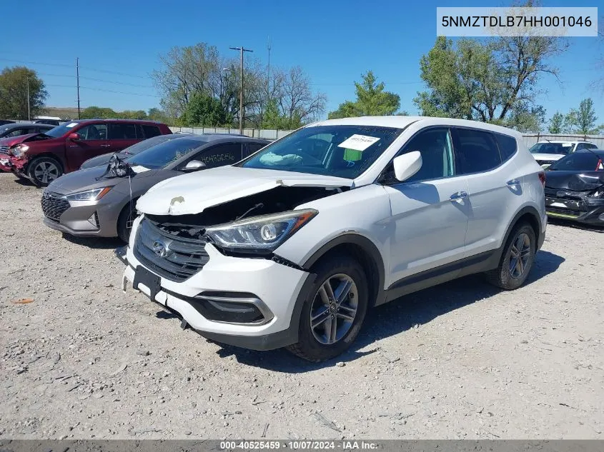 2017 Hyundai Santa Fe Sport VIN: 5NMZTDLB7HH001046 Lot: 40525459