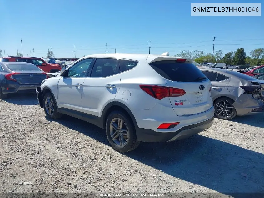 2017 Hyundai Santa Fe Sport VIN: 5NMZTDLB7HH001046 Lot: 40525459