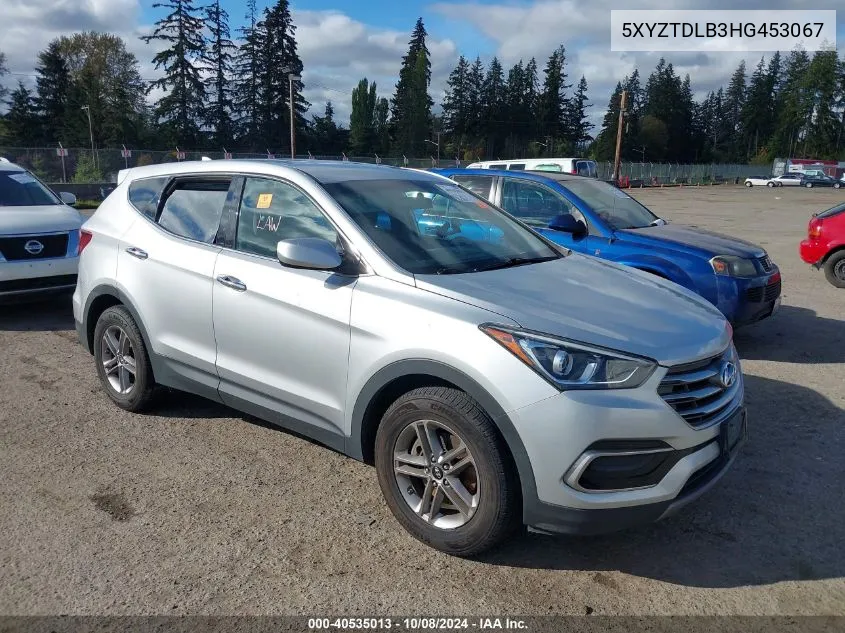 2017 Hyundai Santa Fe Sport 2.4L VIN: 5XYZTDLB3HG453067 Lot: 40535013