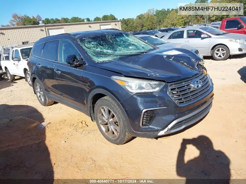 2017 Hyundai Santa Fe Se VIN: KM8SM4HF7HU224041 Lot: 40540771