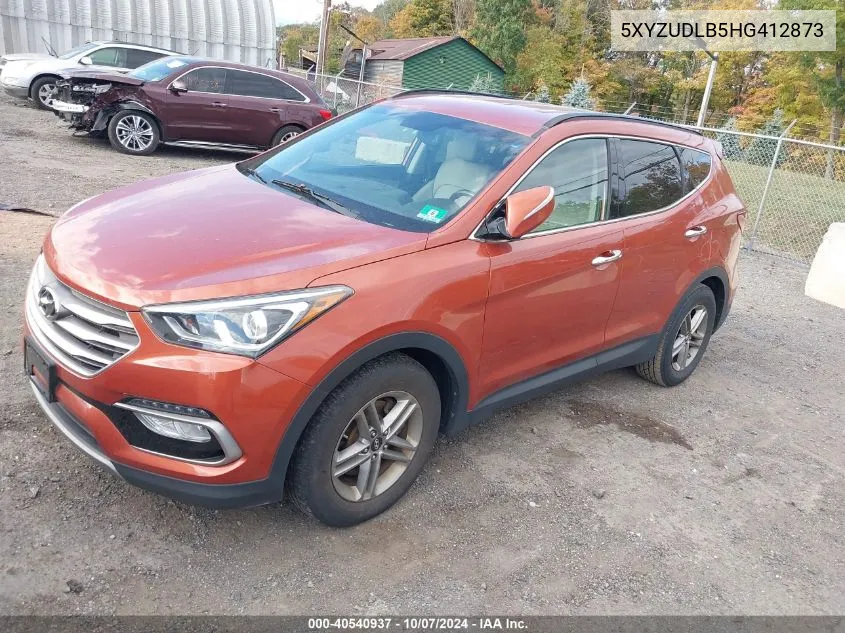 2017 Hyundai Santa Fe Sport 2.4L VIN: 5XYZUDLB5HG412873 Lot: 40540937