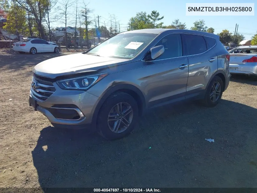 2017 Hyundai Santa Fe Sport 2.4L VIN: 5NMZTDLB3HH025800 Lot: 40547697