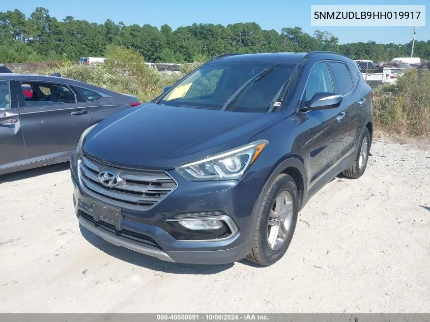 2017 Hyundai Santa Fe Sport 2.4L VIN: 5NMZUDLB9HH019917 Lot: 40550691