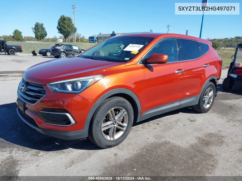 5XYZT3LB2HG497071 2017 Hyundai Santa Fe Sport 2.4L