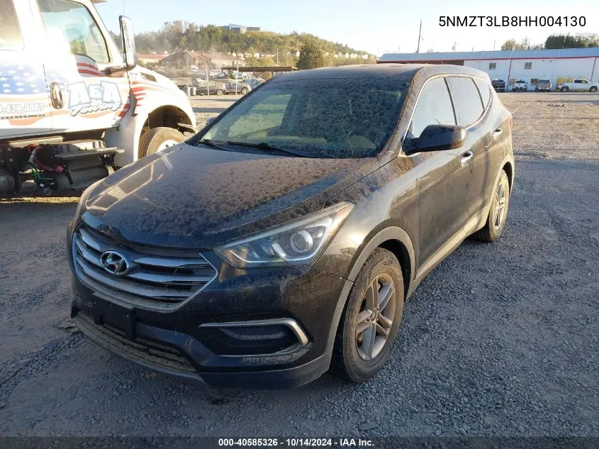 5NMZT3LB8HH004130 2017 Hyundai Santa Fe Sport 2.4L