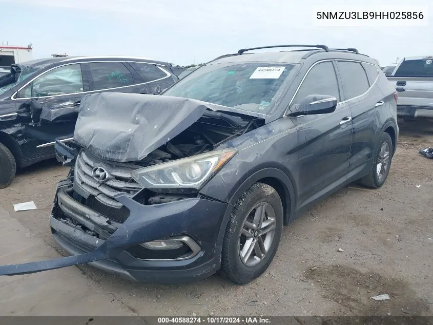 2017 Hyundai Santa Fe Sport 2.4L VIN: 5NMZU3LB9HH025856 Lot: 40588274