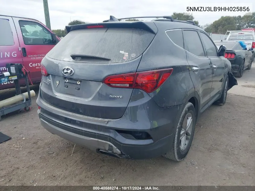 5NMZU3LB9HH025856 2017 Hyundai Santa Fe Sport 2.4L