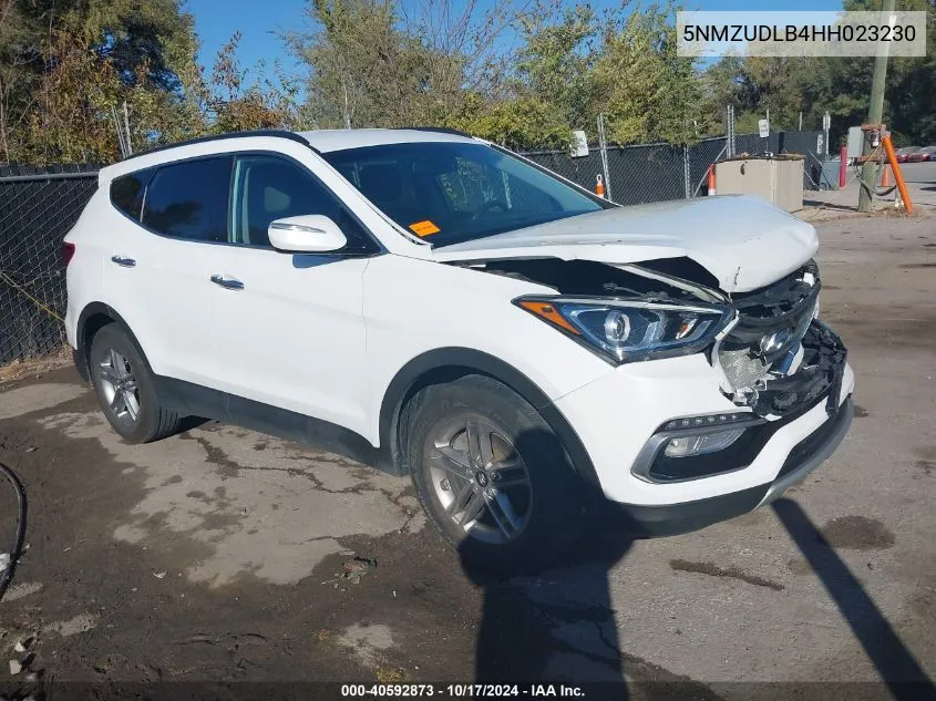 2017 Hyundai Santa Fe Sport 2.4L VIN: 5NMZUDLB4HH023230 Lot: 40592873