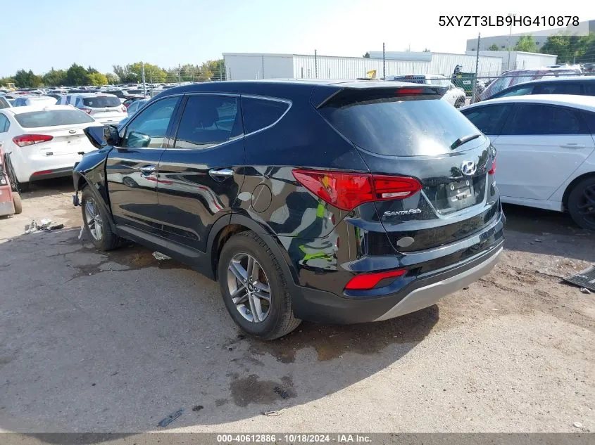 2017 Hyundai Santa Fe Sport 2.4L VIN: 5XYZT3LB9HG410878 Lot: 40612886