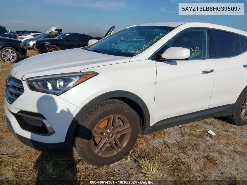 2017 Hyundai Santa Fe Sport 2.4L VIN: 5XYZT3LB8HG396097 Lot: 40614361