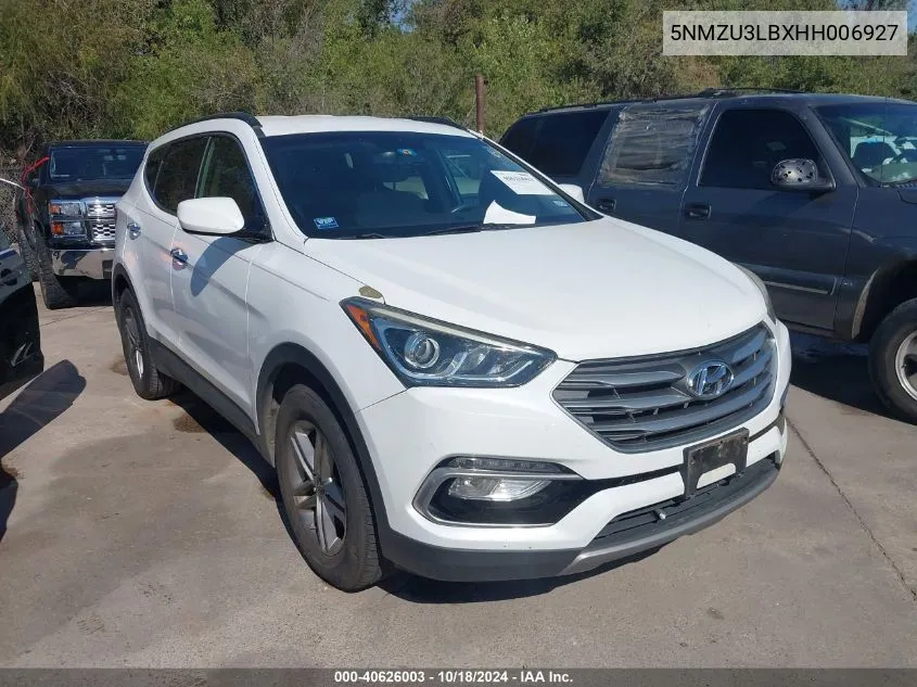 2017 Hyundai Santa Fe Sport 2.4L VIN: 5NMZU3LBXHH006927 Lot: 40626003