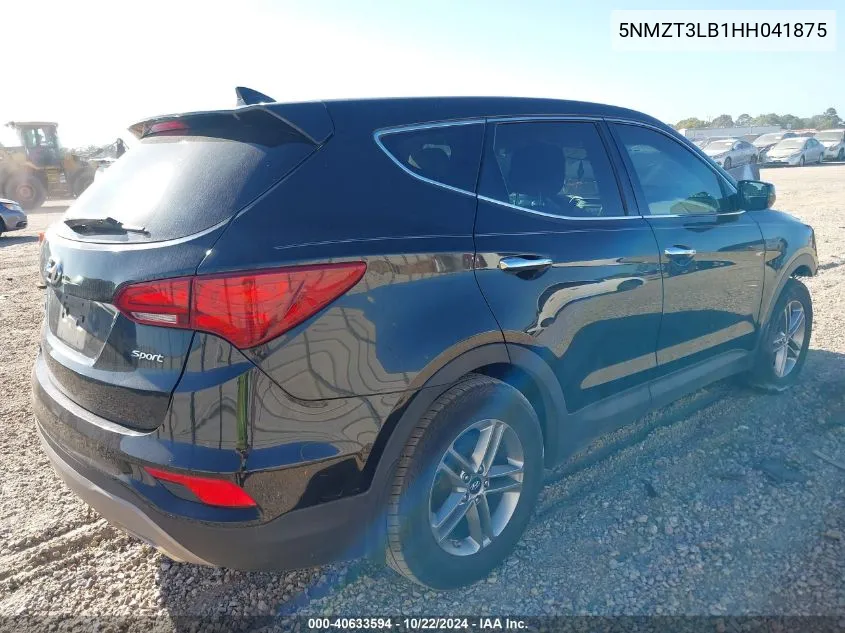 5NMZT3LB1HH041875 2017 Hyundai Santa Fe Sport 2.4L