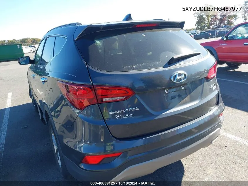 5XYZUDLB7HG487977 2017 Hyundai Santa Fe Sport 2.4L