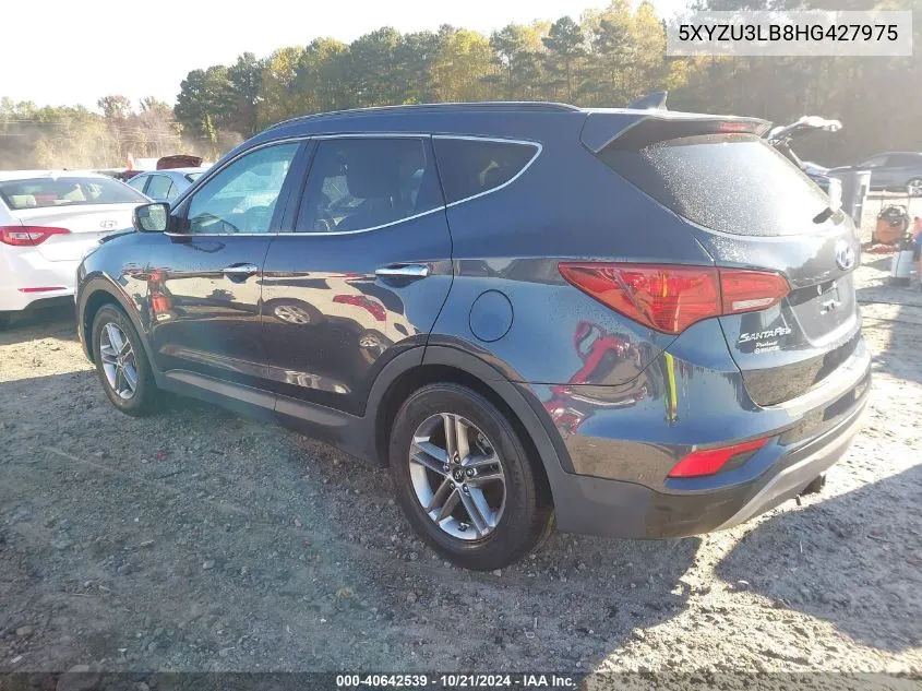 5XYZU3LB8HG427975 2017 Hyundai Santa Fe Sport 2.4L