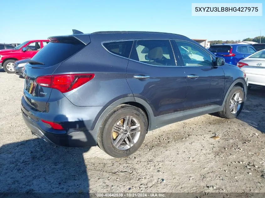 5XYZU3LB8HG427975 2017 Hyundai Santa Fe Sport 2.4L