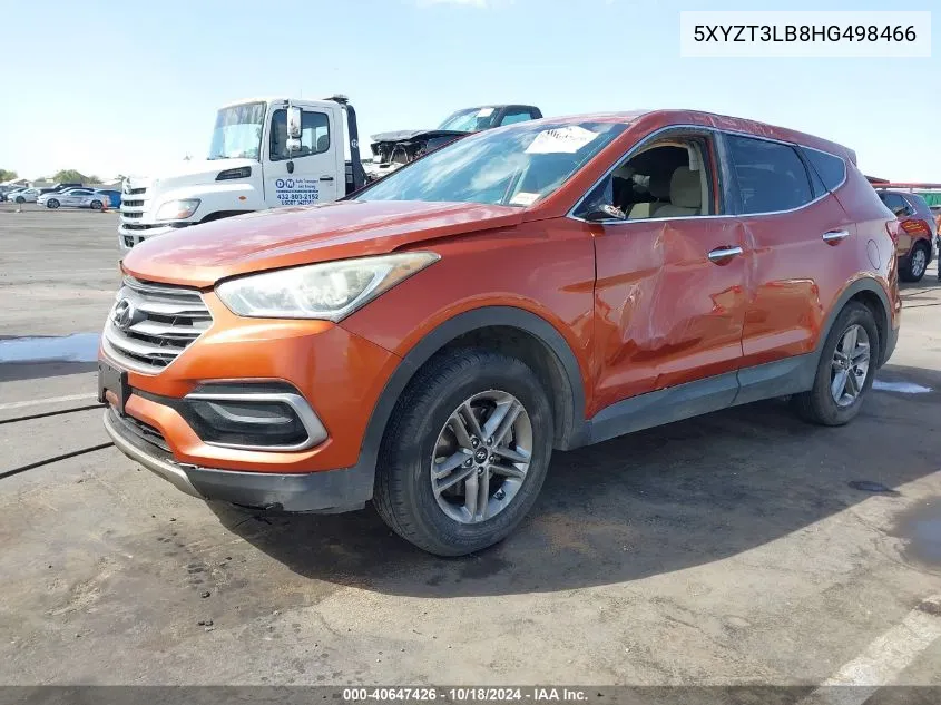 5XYZT3LB8HG498466 2017 Hyundai Santa Fe Sport 2.4L