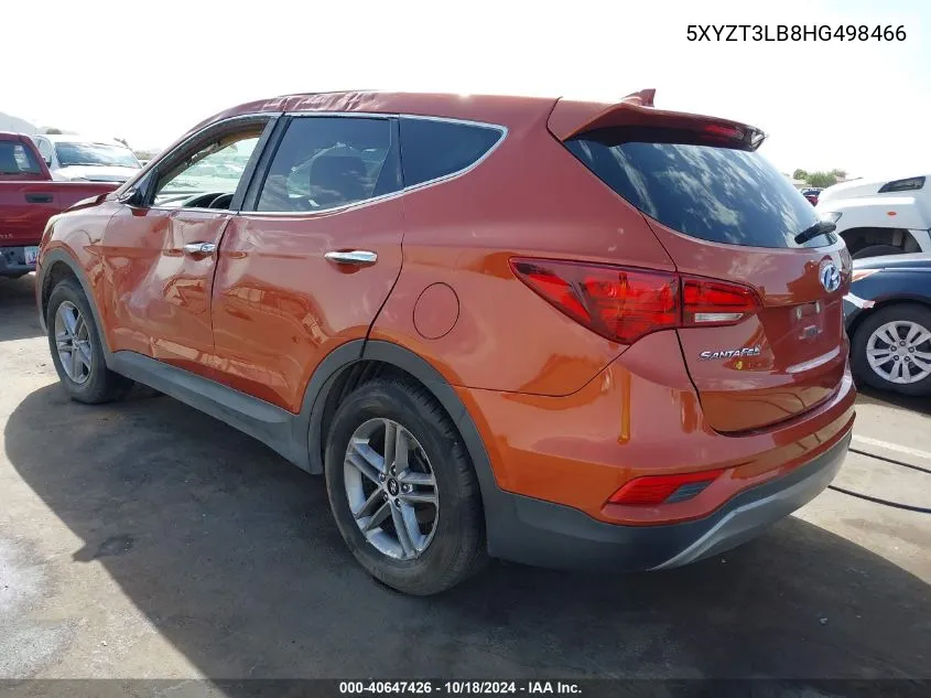 5XYZT3LB8HG498466 2017 Hyundai Santa Fe Sport 2.4L