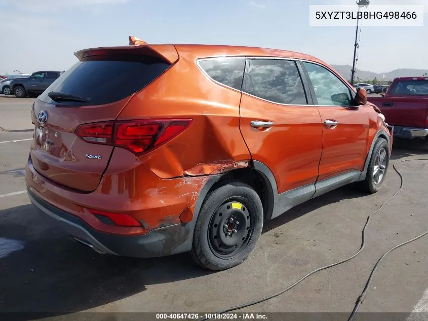 5XYZT3LB8HG498466 2017 Hyundai Santa Fe Sport 2.4L