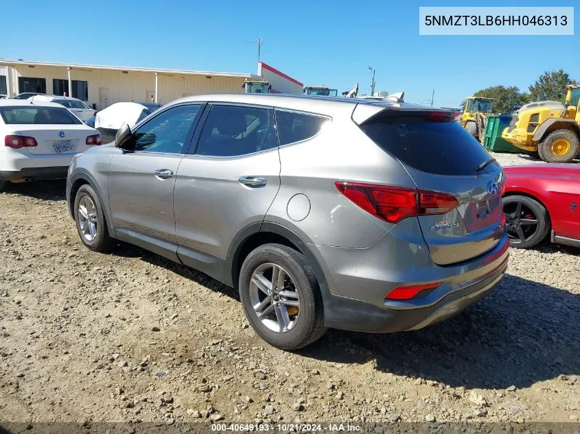 5NMZT3LB6HH046313 2017 Hyundai Santa Fe Sport 2.4L