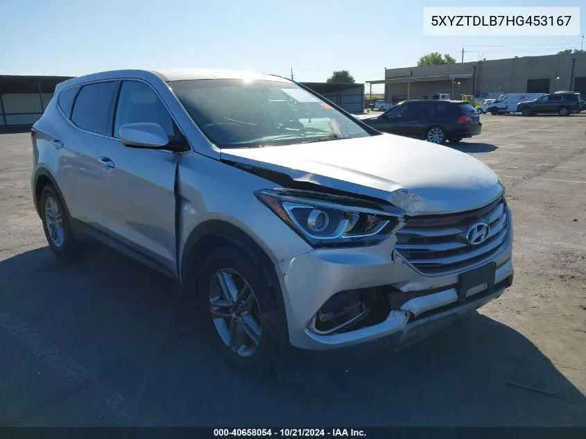 2017 Hyundai Santa Fe Sport 2.4L VIN: 5XYZTDLB7HG453167 Lot: 40658054