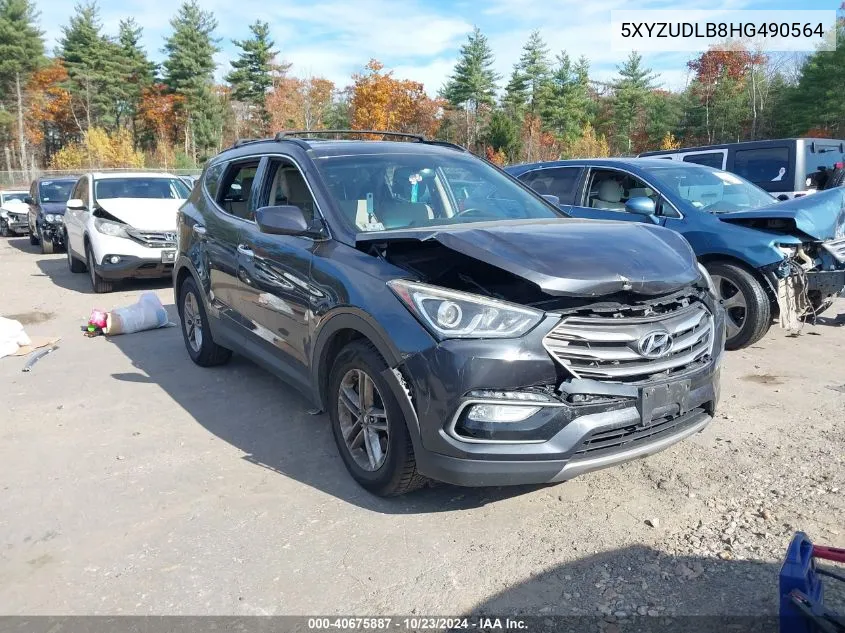 2017 Hyundai Santa Fe Sport 2.4L VIN: 5XYZUDLB8HG490564 Lot: 40675887