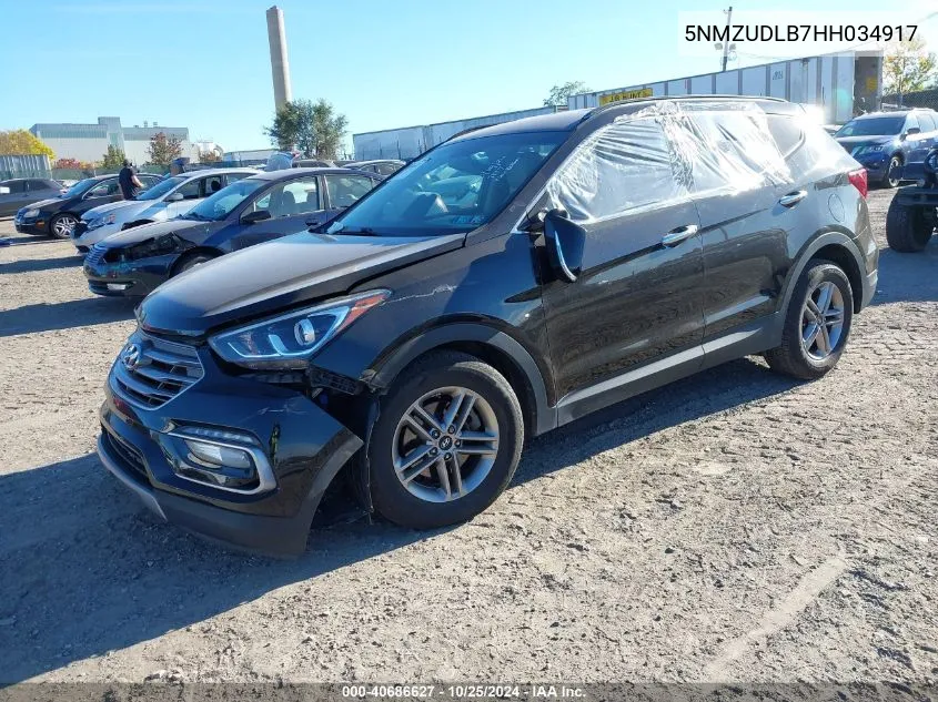 2017 Hyundai Santa Fe Sport 2.4L VIN: 5NMZUDLB7HH034917 Lot: 40686627