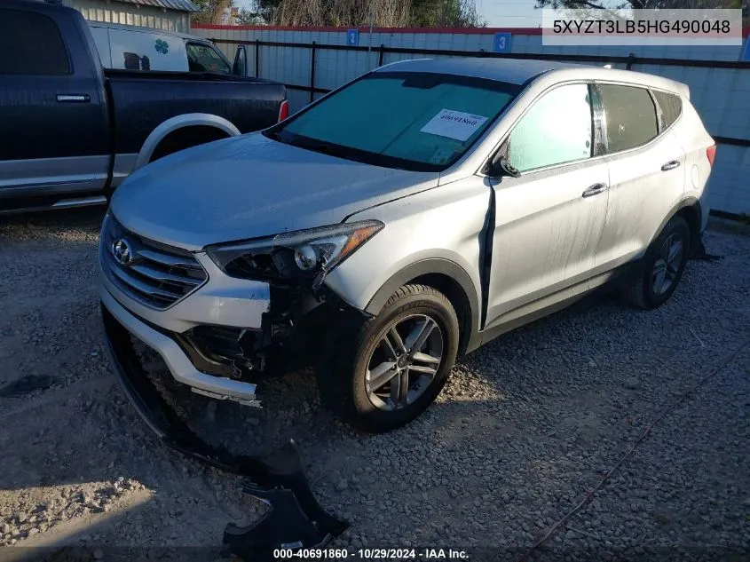 5XYZT3LB5HG490048 2017 Hyundai Santa Fe Sport 2.4L