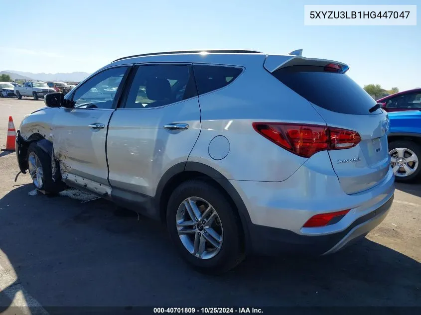 2017 Hyundai Santa Fe Sport 2.4L VIN: 5XYZU3LB1HG447047 Lot: 40701809