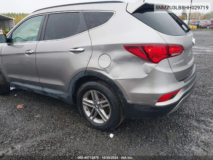 5NMZU3LB8HH029719 2017 Hyundai Santa Fe Sport 2.4L