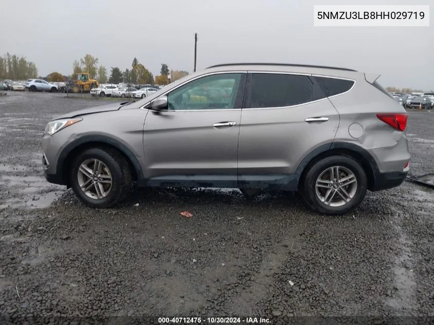 5NMZU3LB8HH029719 2017 Hyundai Santa Fe Sport 2.4L