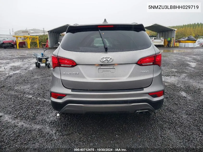 5NMZU3LB8HH029719 2017 Hyundai Santa Fe Sport 2.4L