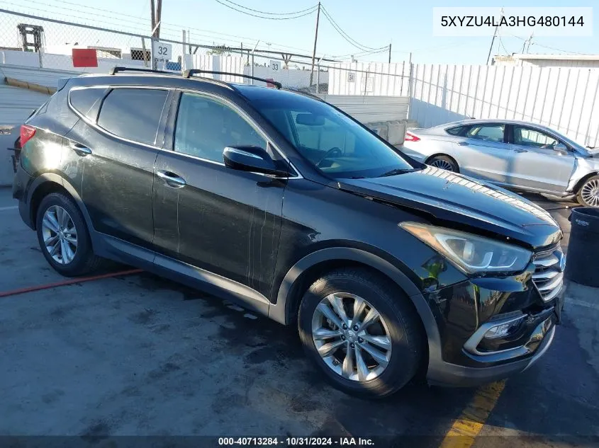 2017 Hyundai Santa Fe Sport 2.0T VIN: 5XYZU4LA3HG480144 Lot: 40713284