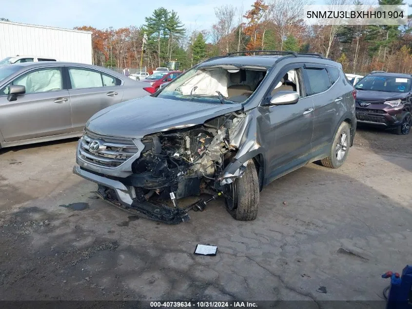 2017 Hyundai Santa Fe Sport 2.4L VIN: 5NMZU3LBXHH01904 Lot: 40739634