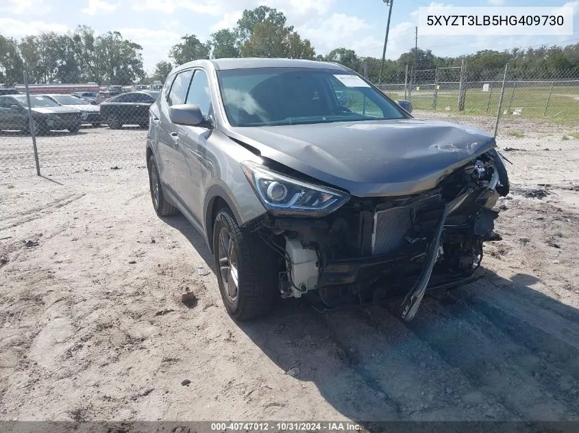 2017 Hyundai Santa Fe Sport 2.4L VIN: 5XYZT3LB5HG409730 Lot: 40747012