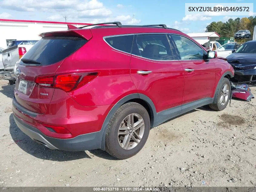 2017 Hyundai Santa Fe Sport 2.4L VIN: 5XYZU3LB9HG469572 Lot: 40753718