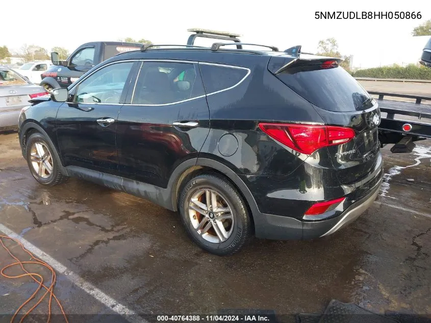 2017 Hyundai Santa Fe Sport 2.4L VIN: 5NMZUDLB8HH050866 Lot: 40764388