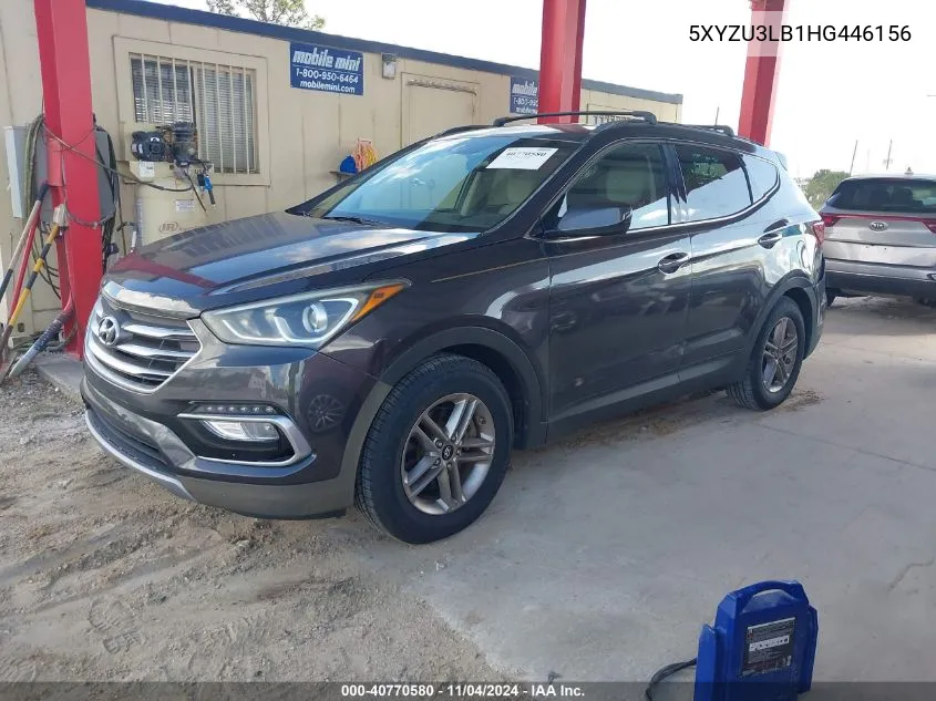 2017 Hyundai Santa Fe Sport 2.4L VIN: 5XYZU3LB1HG446156 Lot: 40770580