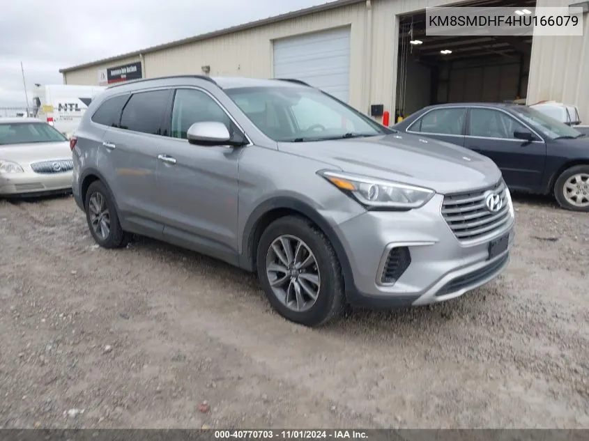 2017 Hyundai Santa Fe Se VIN: KM8SMDHF4HU166079 Lot: 40770703