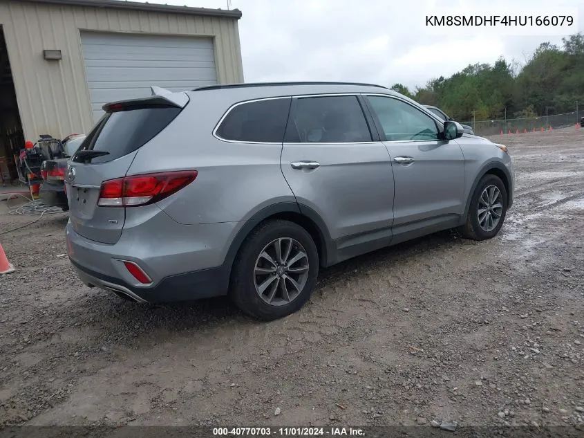 2017 Hyundai Santa Fe Se VIN: KM8SMDHF4HU166079 Lot: 40770703